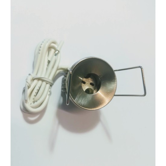 Σπότ χωνευτό στρογγυλό G4 - Νίκελ μάτ - DIMCO