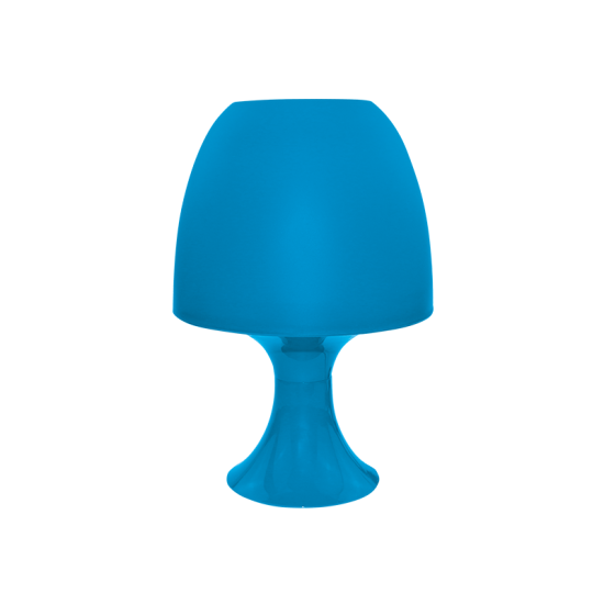 Φωτιστικό επιτραπέζιο LED 1XE14 max 25W Πλαστικό + PVC μάυρο καλώδιο / Μέντα H25.5CM NIOKI - acadecor 