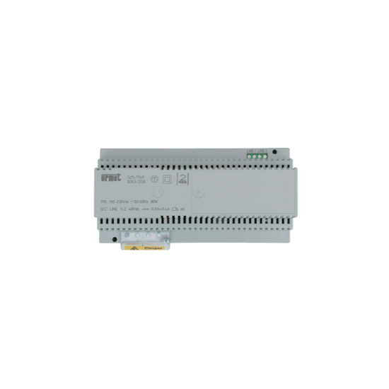 Ψηφιακό σύστημα θυροτηλεόρασης 2Voice χειρολαβής MIRO 1750/1  2αγωγών με πίνακα εισόδου Sinthesi S2 - Urmet