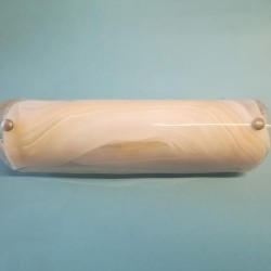 Φωτιστικό απλίκα επίτοιχο λουτρού - 1x40W / E14 - Γυαλί οπάλ ιβουαρ λευκό - 1099/1