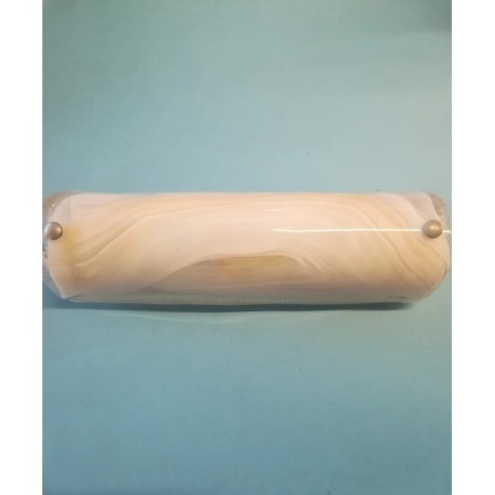 Φωτιστικό απλίκα επίτοιχο λουτρού - 1x40W / E14 - Γυαλί οπάλ ιβουαρ λευκό - 1099/1