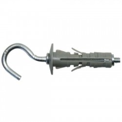 Βίσμα με μεταλλικό ανοικτό γάντζο για κρέμασμα Φ9x38 mm  - elvhx