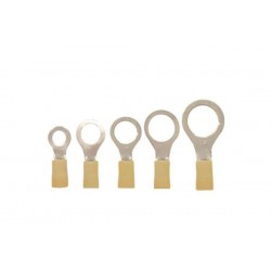 Ακροδέκτης Οπής μωνομένος κίτρινο Φ4mm - adeleq