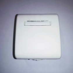 Μπουτόν επιγραφης με λαμπάκι εξωτερικό λευκό - IP33 - 120/4 - Bassiakos