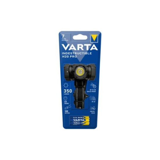 Φακός κεφαλής indestructible H20 Pro LED 3xAAA LR03 -123495 - VARTA