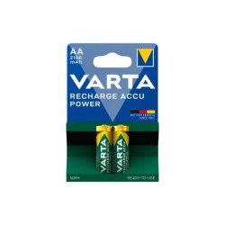 Μπαταρία επαναφορτιζόμενη προφορτισμένη ACCU 1.2V ΑΑ 2100mAh 56706 HR6 - 2τεμ - VARTA
