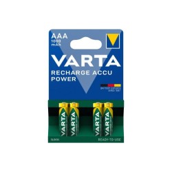 Μπαταρία επαναφορτιζόμενη προφορτισμένη ACCU 1.2V ΑΑΑ 1000mAh 05703 HR03 - 4τεμ - VARTA