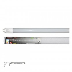 Λάμπα Led Γυάλινη T8 120cm 18W 230V Μονής Τροφοδοσίας Λευκό - adeleq