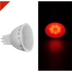 Λάμπα Led MR16 2.5W 12VAC/DC 105° Κόκκινο - adeleq