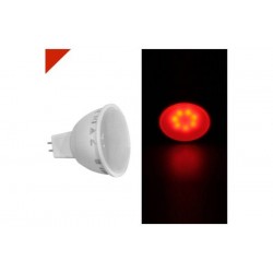 Λάμπα Led MR16 2.5W 12VAC/DC 105° Κόκκινο - adeleq