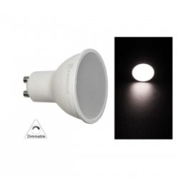 Λάμπα Led GU10 7W 230V 105° Ντιμαριζόμενη Ψυχρό 6200Κ - adeleq