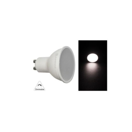 Λάμπα Led GU10 7W 230V 105° Ντιμαριζόμενη Ψυχρό 6200Κ - adeleq
