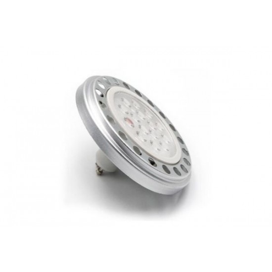 Λάμπα Led Αλουμινίου AR111 GU10 15W 230VAC 24° Θερμό Φώς - Adeleq