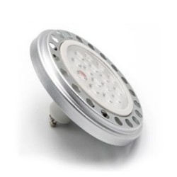 Λάμπα Led Αλουμινίου AR111 GU10 15W 230VAC 24° Ντιμαριζόμενη Λευκό - Adeleq