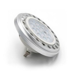 Λάμπα Led Αλουμινίου AR111 15W Ντιμαριζόμενη.12VAC/DC 24° Λευκό - Adeleq
