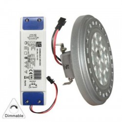 Λάμπα Led Αλουμινίου AR111 13W 230V Ντιμαριζόμενη. 30° Ψυχρό - Adeleq
