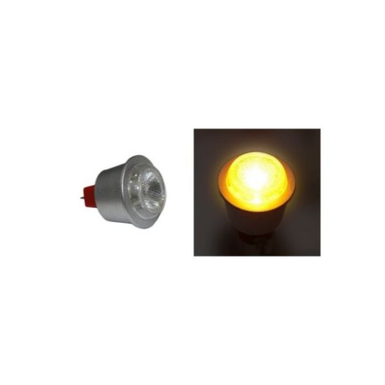 Λάμπα Led Ισχύος MR11 1W 12VAC/DC 30° Μπλέ - adeleq