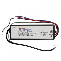 Driver for Power Led lamps 12V/230V 20W Dimmable 1-10V - Adeleq