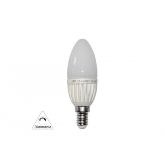 Λάμπα Led Κεράκι 3W 230V Ντιμαριζόμενο Ψυχρό - adeleq