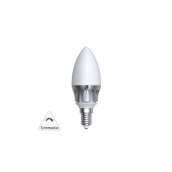 Led Candle E14 Matte 230V 3W Dimmable Cool White - adeleq