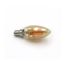 Λάμπα Led GOG Κεράκι  Ε14 4W 230V Μελί 2200k - adeleq