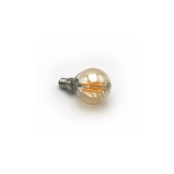Led COG E14 / E27 Golden G45 Globe 230V 4W Warm White - adeleq