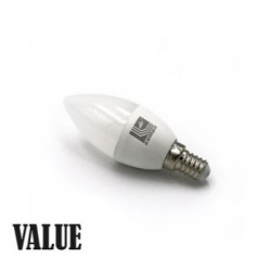 Λάμπα Led Κεράκι Ε14 5W 230V Λευκό 4000Κ Value - adeleq