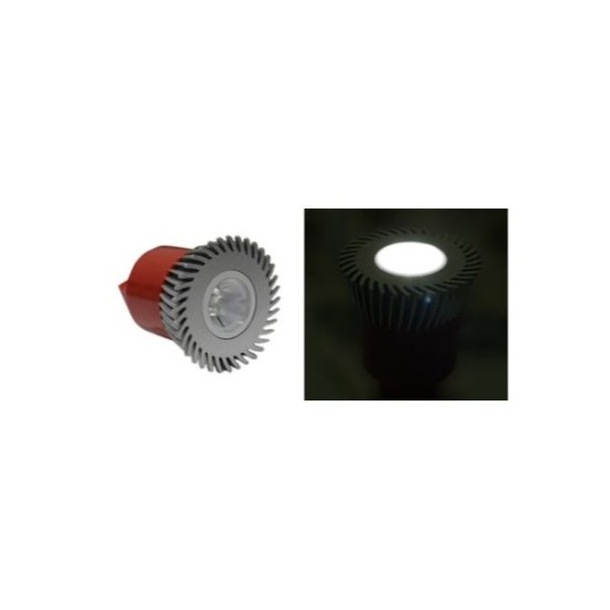 Λάμπα Led Λάμπα Ισχύος MR16 3W 230V 1 Led 30° Ψυχρό 6200Κ  - adeleq