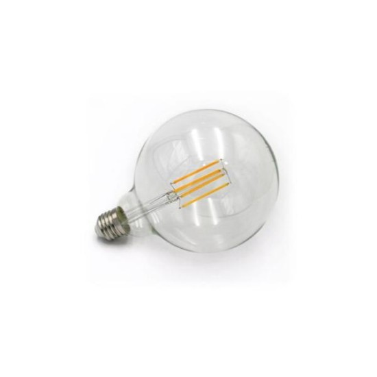 Λάμπα Led GOG Globe Φ125 διάφανος Ε27 12W 230V Λευκό 4000k - adeleq