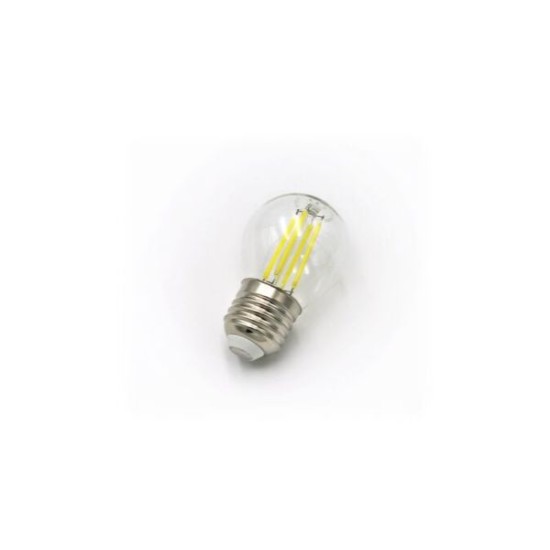 Λάμπα Led GOG Σφαιρικό διάφανο Ε27 4W 230V Λευκό Ντιμαριζόμενο Θερμό - adeleq
