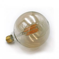 Λάμπα Led GOG Globe Φ125 E27 6W 230V Μελί 2200k - adeleq