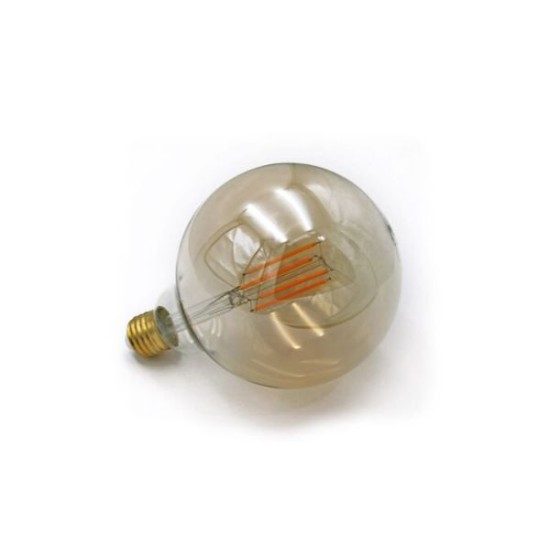 Λάμπα Led GOG Globe Φ125 E27 6W 230V Μελί 2200k - adeleq