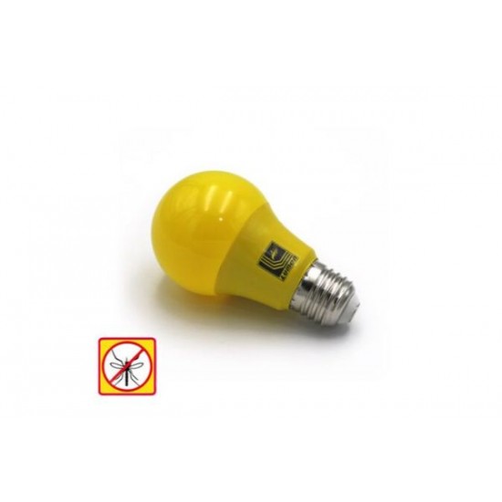 Λάμπα Led Αχλάδι Ε27 10W 230V Κίτρινο εντομοαπωθητικό - adeleq