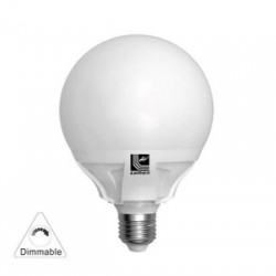 Λάμπα Led Globe Φ105 E27 15W Ντιμαριζόμενο Ψυχρό 6200Κ - adeleq