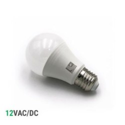 Λάμπα Led Αχλάδι Ε27 8W 12V AC/DC Λευκό 4000Κ - adeleq