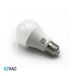 Λάμπα Led Αχλάδι Ε27 6W 42V AC Λευκό 4000Κ - adeleq