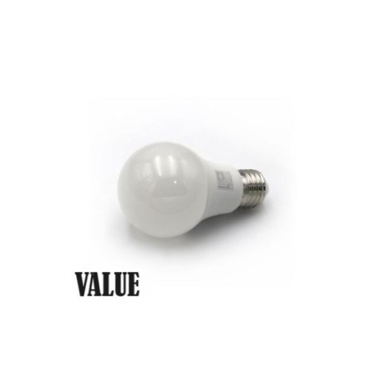 Λάμπα Led Αχλάδι Ε27 6W 230V Λευκό 4000Κ Value - adeleq