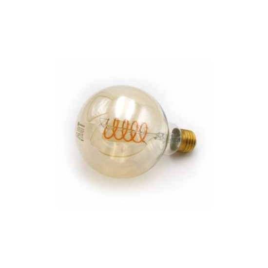 Λάμπα Led COG Spiral Globe Φ95 Ε27 6W Ντιμαριζόμενη Μελί 1800Κ - adeleq