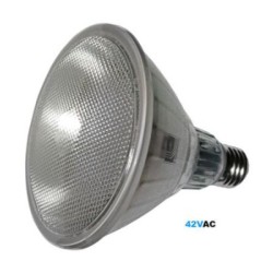 Λάμπα Led Γυάλινη PAR38 E27 10W 42VAC 75° Πράσινη IP65 - Adeleq
