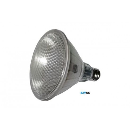 Λάμπα Led Γυάλινη PAR38 E27 10W 42VAC 75° Πράσινη IP65 - Adeleq