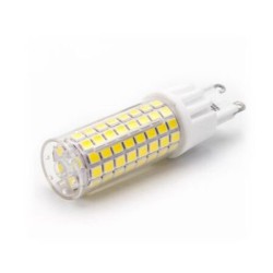 Λάμπα Led SMD Κεραμικό G9 7W 230VAC Διαφανή Λευκό 4000Κ - adeleq