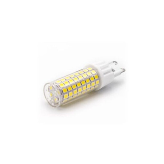 Λάμπα Led SMD Κεραμικό G9 9W Διάφανο Ντιμαριζόμενο Λευκό - adeleq