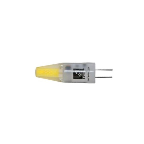 Λάμπα Led Σιλικόνης COB G4 2W 12VAC/DC Mάτ Λευκό 4000Κ- adeleq