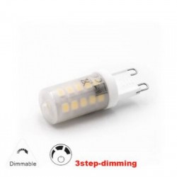  Led SMD G9 Ceramic 230V 3.5W 3 Step Dimmer Neutral White- adeleq