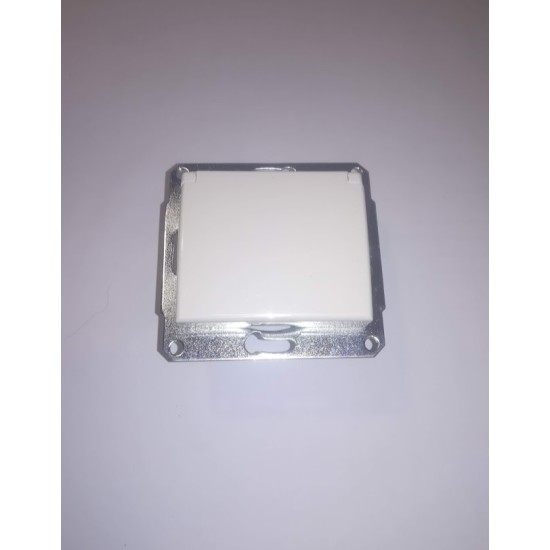 Πρίζα σούκο με καπάκι ιβουάρ - Alva - ELKO 