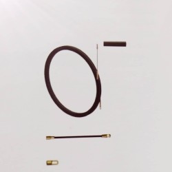 Ατσαλίνα τραβήγματος  καλωδίων. Νάυλον Φ4 - 5 METΡΑ -  ANF4.005 - Arnocanali