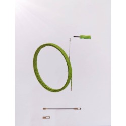 Ατσαλίνα τραβήγματος καλωδίων.  πολυεστερικό με σύρμα Φ6 - 40 METΡΑ - AM6.040 - Arnocanali