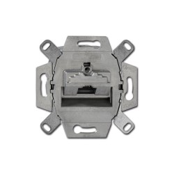 Πρίζα δικτύου 1xRJ45 UTP Cat.6a-8/8Up 0 mK μηχανισμός - Rutenbeck