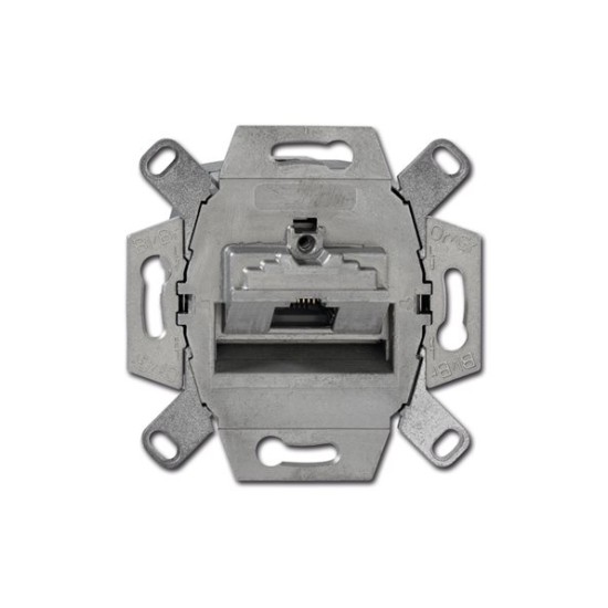 Πρίζα δικτύου 1xRJ45 UTP Cat.6a-8/8Up 0 mK μηχανισμός - Rutenbeck