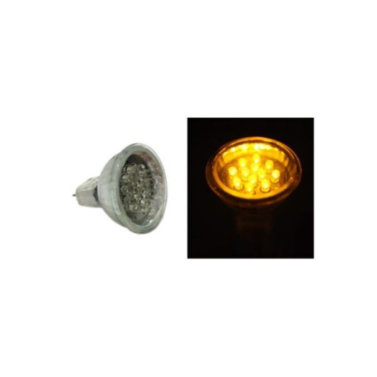 Λάμπα Led PAR11 Με 15LED 0.8W 12VDC 30° Κόκκινο - adeleq